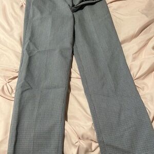 Gray Checkered Trousers
